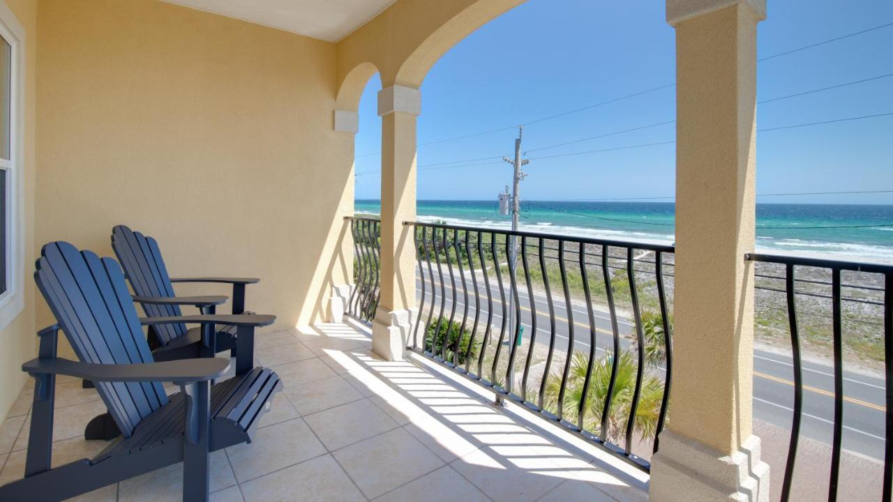 Walk To The Beach! 3 Story Home! 2 Balconies With Gulf Views! Panama City Beach Exterior photo